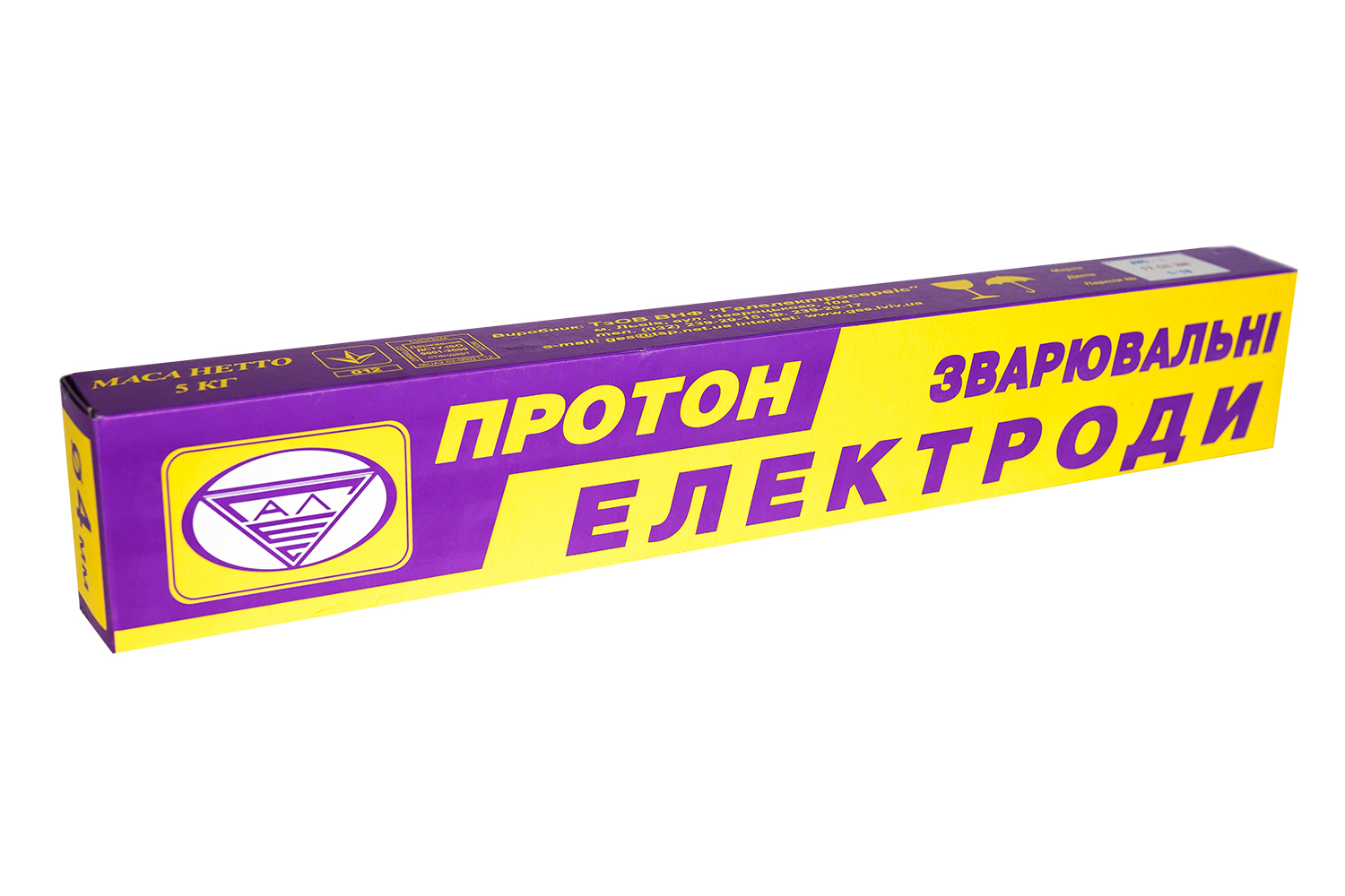 Електроди наплавочні ПРОТОН Fe 9 40 д.5 мм упакування 5 кг